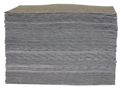 Universal Sorbent Pad, light-Weight, Absorbs 17 gal, 15 in x 17 in 103-AB-BPU500