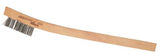 Utility Brush, 3x7 Rows, Stainless Steel Bristles, Wood Block/Handle, Hand Tied 102-15SS