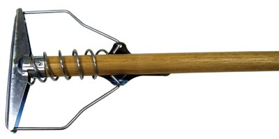 Wet Mop Handle, Wood, 54 in L, Wing Nut Type 103-10MS
