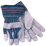 Work Gloves, Large, Cowhide, Pearl Gray 101-1775