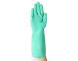 37-646 Chemical Resistant Nitrile Gloves, 11, Green, 11 mil 012-37-646-11