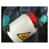 AlphaTec 58-530B/58-535B Gloves, 10, Grey/Teal, 14 in Cuff, 58-5035B 012-58-535B-100