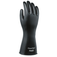 ChemTek Protective Gloves, Size 9, Black 012-38-514-9