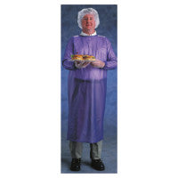 Coat Apron, 8 mil, Vinyl, Small, Blue 012-56-910-S