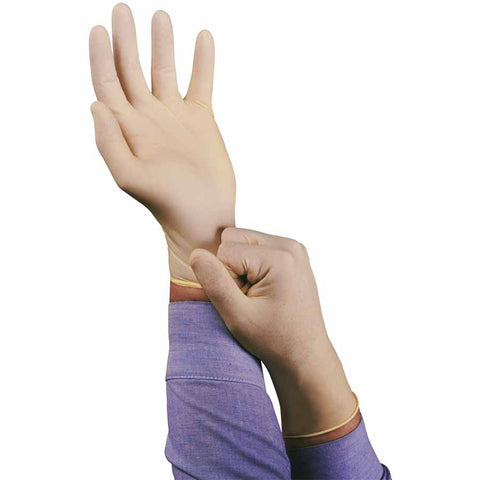 69-318 Disposable Gloves, Powder Free, Natural Rubber Latex, 5 mil, Medium 012-69-318-M