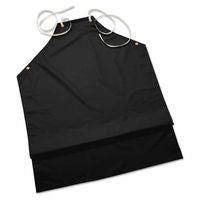 Hycar Apron, 35 in x 45 in, Nitrile/Poly-Cotton, Black 012-56-512