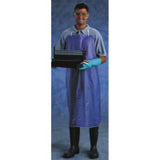 PVC Apron, 56-001, 8 mil, 3-Pc 28 in Ties, 33 in x 44 in, Blue 012-56-001-33X44