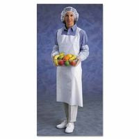 AlphaTec 54-290 Polyethylene Apron, 28 in x 45 in, White 012-54-290