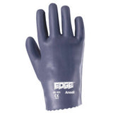 40-105 Nitrile Gloves, Slip-On Cuff, Cotton Lined, Size 9, Gray 012-40-105-9