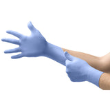 FreeForm SE FFS-700 Nitrile Exam Gloves, Beaded, Small, Blue 748-FFS-700-S