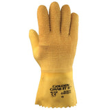 Golden Grab-It Gloves, Size 10, Gray/Yellow, Fully Coated 012-16-312-10