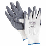 11-800 Nitrile Foam Palm Coated Gloves, Size 11, Gray/White 012-11-800-11