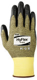 11-510 Nitrile Palm Coated Gloves, Size 9, Yellow/Black 012-11-510-9