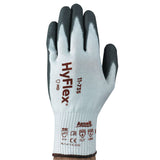 11-735 Polyurethane Palm Coated Gloves, Size 9, White/Gray 012-11-735-9