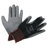 11-600 Palm-Coated Gloves, Size 7, Black 012-11-600-7-BK