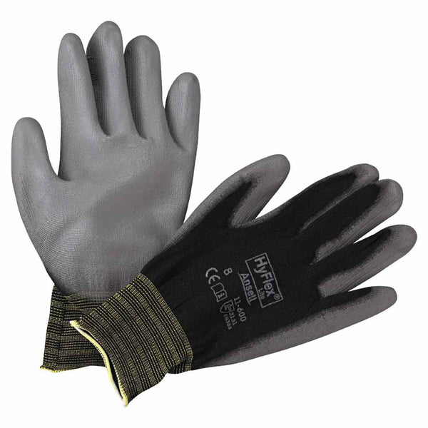 11-600 Palm-Coated Gloves, Size 8, Black 012-11-600-8-BK