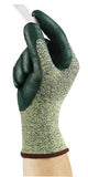 11-511 Nitrile Palm Coated Gloves, Size 6, Green/Yellow 012-11-511-6