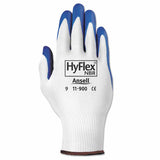 11-900 NBR Gloves, 9, Blue/White 012-11-900-9