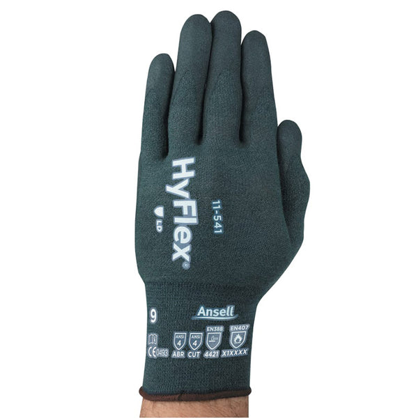 11-541 Nitrile Foam Palm Coated Gloves, Size 10, Gray 012-11-541-10