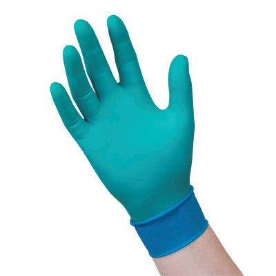 Chemical Resistant Nitrile/Neoprene Disposable Gloves, 7.8 mil Palm, 2X-Large, Green 748-93-260-110