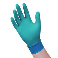 Chemical Resistant Nitrile/Neoprene Disposable Gloves, 7.8 mil Palm, Large, Green 748-93-260-090