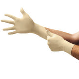 Diamond Grip MF-300 Latex Powder-Free Disposable Gloves, 6.3 mil Palm/7.9 mil Finger, Medium, Natural 748-MF-300-M