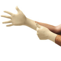 Diamond Grip MF-300 Latex Powder-Free Disposable Gloves, 6.3 mil Palm/7.9 mil Finger, X-Large, Natural 748-MF-300-XL