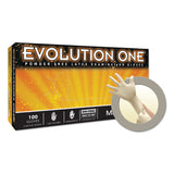 Evolution One EV-2050 Latex Exam Gloves, Large, Natural Rubber Latex 748-EV-2050-L