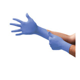 Supreno SE SU-690 Disposable Nitrile Gloves, Beaded Cuff, X-Small, Violet Blue 748-SU-690-XS