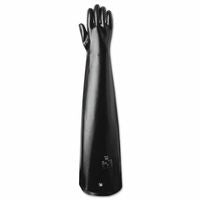 AlphaTec 09-430 Neoprene Coated Gloves, Smooth, Size 10, Black 012-9-430-10
