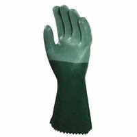 AlphaTec 08-354 Neoprene Dipped Gloves, Rough Finish, Size 9, Green 012-8-354-9