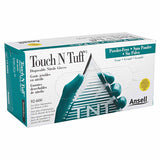 92-600 Nitrile Powder-Free Disposable Gloves, Smooth, 4.9 mil Palm/5.5 mil Fingers, Large, Green 012-92-600-8.5-9