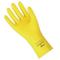 FL 200 Gloves, 8, Natural Latex, Lemon Yellow 012-297-8