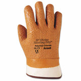 23-173 PVC-Coated Gloves, Rough Finish, Size 10, Brown 012-23-173-10