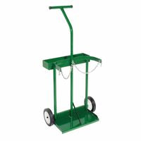 Dual-Cylinder Carts with Double-Reinforced Frames, Holds 8 in to 8.5 in Diameter Cylinder 021-39