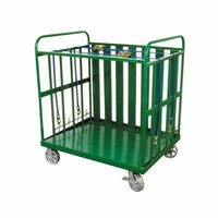 Heavy-Duty Cylinder Buggies, Holds 80 Cylinders, 6 in Steel Wheels 021-CB50-4