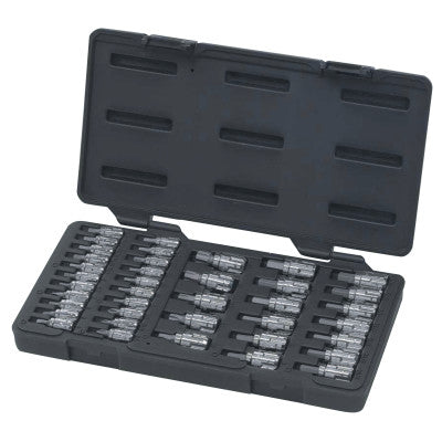 39 Piece Vortex Bit Socket Sets, 1/4 in; 3/8 in, SAE, Metric 329-890040