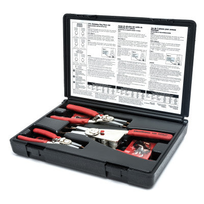 Armstrong Interchangeable Tip Convertible Retaining Ring Plier Sets with Tips 329-68-079G