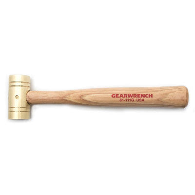 Brass Hammers with Hickory Handle, 1 lb Head, 1.25 in Face 329-81-111G