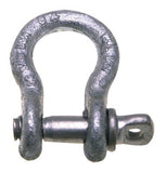 419-S Series Anchor Shackles, 5/16 in Bail Size, 5 Tons, Screw Pin Shackle 193-5410505