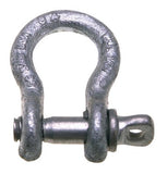419 Series Anchor Shackles, 5/16 in Bail Size, 5 Tons, Screw Pin Shackle 193-5410535