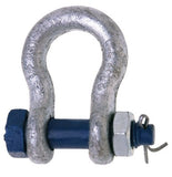 999-G Series Anchor Shackles, 1/2 in Bail Size, 2 Tons, Secured Bolt & Nut 193-5390835