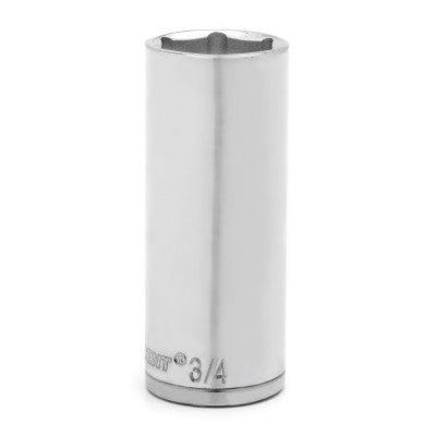 6 Point Deep SAE Sockets, 3/8 in Dr, 1/2 in Opening 192-CDDS27N