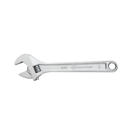 Adjustable Chrome Wrench, 4 in OAL, 1/2 in Opening, Chrome Plated 181-AC24BK