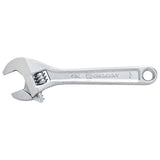 Adjustable Chrome Wrench, 8 in OAL, 1-1/8 in Opening, Chrome Plated 181-AC28BK