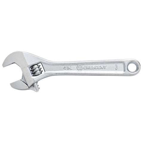 Adjustable Chrome Wrench, 8 in OAL, 1-1/8 in Opening, Chrome Plated 181-AC28BK