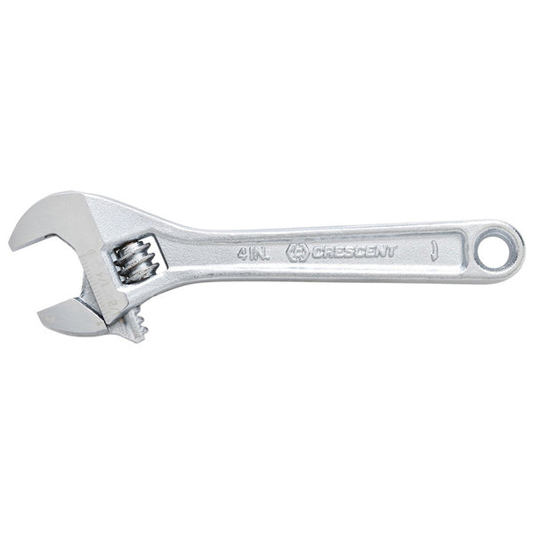 Adjustable Chrome Wrench, 8 in OAL, 1-1/8 in Opening, Chrome Plated 181-AC28BK