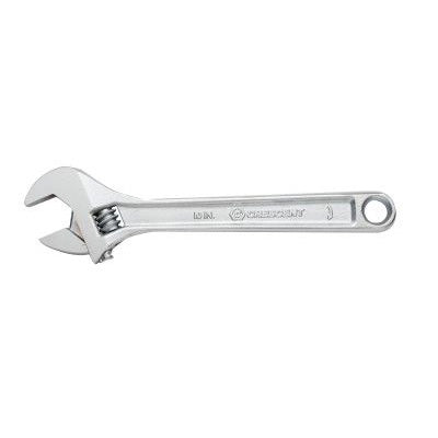 Adjustable Chrome Wrench, 18 in OAL, 2-1/16 in Opening, Chrome Plated, Tapered Handle 181-AC218BK