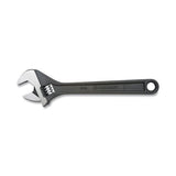 Black Oxide Adjustable Wrench, Polished Face, 10 in Overall L, 1.13 in Opening, SAE/Metric 181-AT210BK