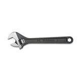 Black Oxide Adjustable Wrench, Polished Face, 12 in Overall L, 1.5 in Opening, SAE/Metric 181-AT212BK
